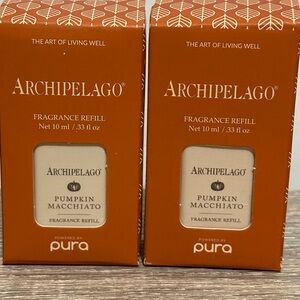 2-Pura Archipelago Pumpkin Macchiato Smart Diffuser Replacement Fragrance Refill